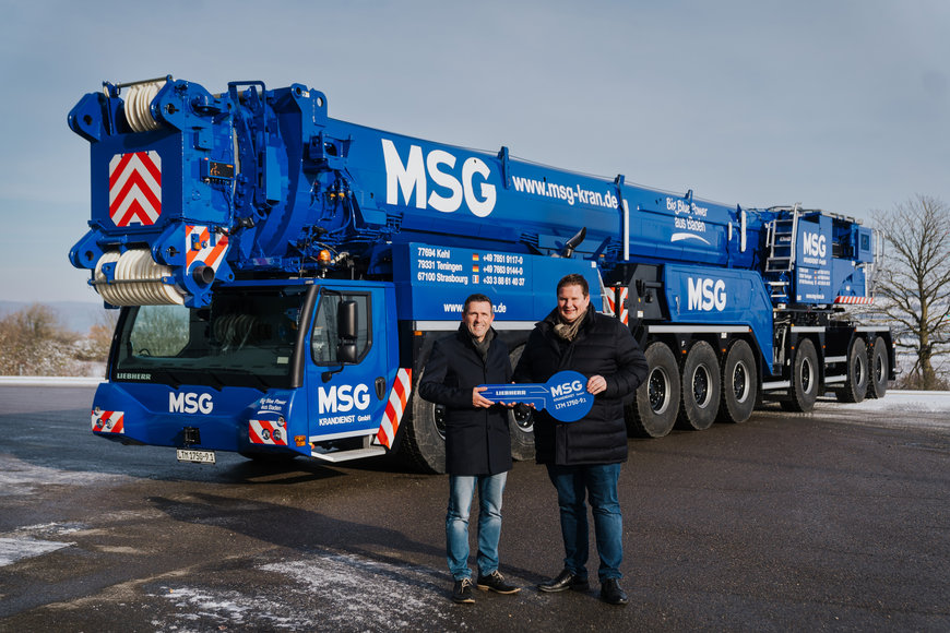 Liebherr receives major order including new flagship for MSG Krandienst